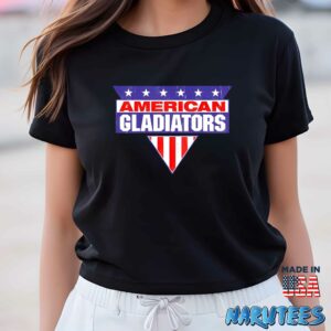 American gladiators shirt Women T Shirt women black t shirt