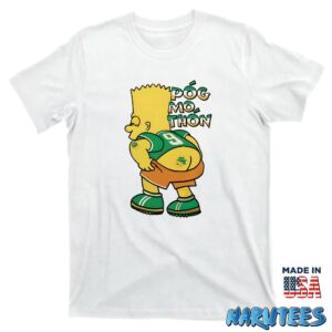 Bart Simpson Pog mo thon shirt T shirt white t shirt new