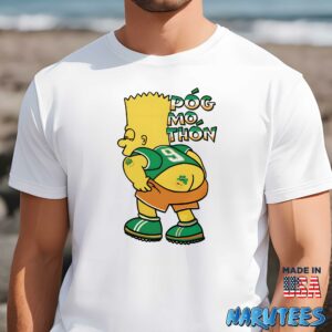 Bart Simpson Pog mo thon t shirt