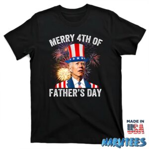 Biden Merry 4th Of Fathers Day Fourth Of July shirt T shirt black t shirt new
