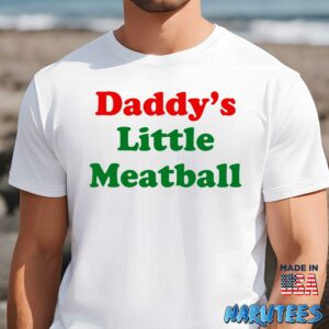 Daddys little meatball shirt Men t shirt men white t shirt