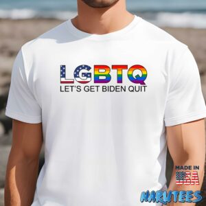 LGBTQ Lets Get B den to Quit Shirt Men t shirt men white t shirt