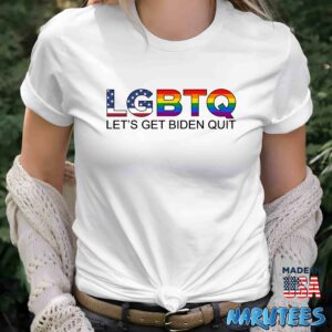 LGBTQ Lets Get B den to Quit Shirt Women T Shirt women white t shirt