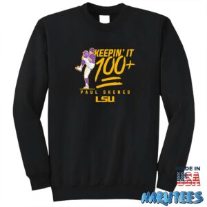 Lsu Baseball Paul Skenes Keepin It 100 shirt Sweatshirt Z65 black sweatshirt