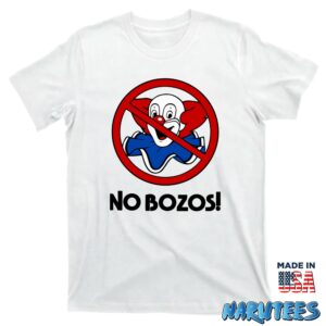 No bozos shirt T shirt white t shirt new