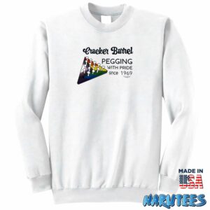 Pegging with Pride Cracker Barrel shirt Sweatshirt Z65 white sweatshirt