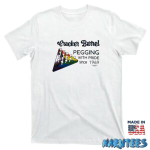 Pegging with Pride Cracker Barrel shirt T shirt white t shirt new
