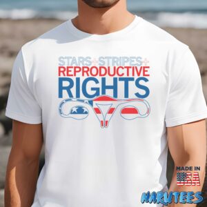 Stars stripes and reproductive rights shirt Men t shirt men white t shirt