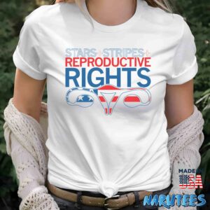 Stars stripes and reproductive rights shirt Women T Shirt women white t shirt