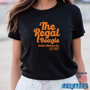 The Regal Beagle Santa Monica shirt Women T Shirt women black t shirt