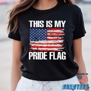 This is my pride flag shirt Women T Shirt women black t shirt