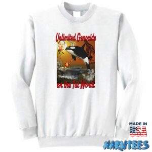 Unlimited Genocide On The 1St World shirt Sweatshirt Z65 white sweatshirt