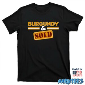 Burgundy And Sold Shirt T shirt black t shirt new