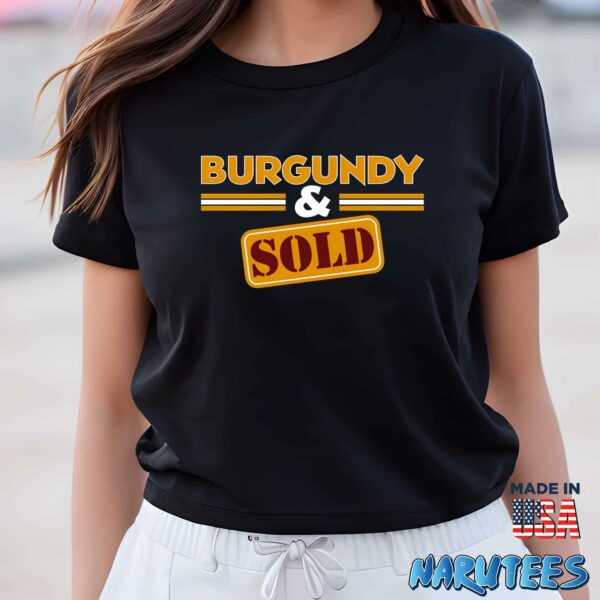 Burgundy and Gold Shirt