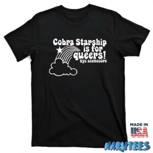 Cobra Starship is for queers nyc scenecore shirt T shirt black t shirt new