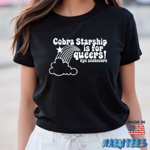 Cobra Starship is for queers nyc scenecore shirt Women T Shirt women black t shirt