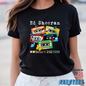 Ed Shee Cassettes 2023 World Tour Shirt Women T Shirt women black t shirt