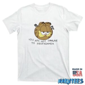Garfield You are not Immune to Propaganda shirt T shirt white t shirt new