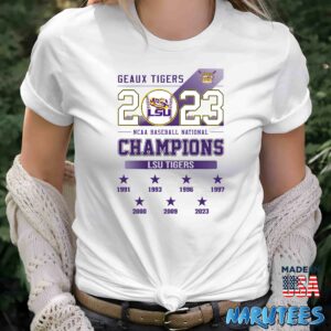 Geaux Tigers Baseball National Champions 2023 LSU Tigers Shirt Women T Shirt women white t shirt