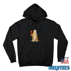 Ghost holding a candle Halloween shirt Hoodie Z66 black hoodie