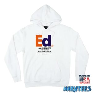 John Mayer Ed Sheeran Shirt Hoodie Z66 white hoodie