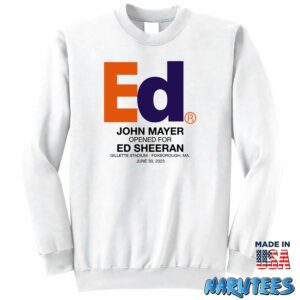 John Mayer Ed Sheeran Shirt Sweatshirt Z65 white sweatshirt