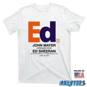 John Mayer Ed Sheeran Shirt T shirt white t shirt new