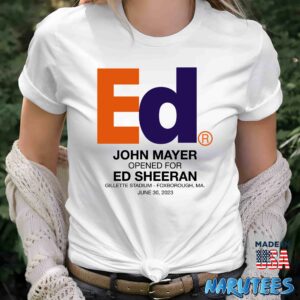 John Mayer Ed Sheeran Shirt Women T Shirt women white t shirt