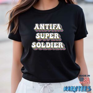 Lia thomas antifa super soldier shirt tank top Women T Shirt women black t shirt
