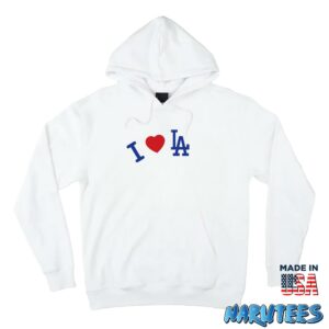 Los Angeles Dodgers × Madhappy I love LA shirt Hoodie Z66 white hoodie