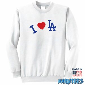 Los Angeles Dodgers × Madhappy I love LA shirt Sweatshirt Z65 white sweatshirt
