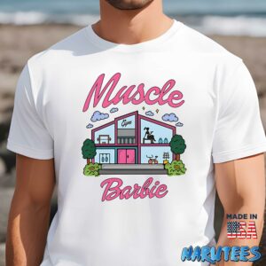 Muscle barbie shirt Men t shirt men white t shirt