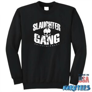 Slaughter Gang Entertainment Distressed shirt Sweatshirt Z65 black sweatshirt