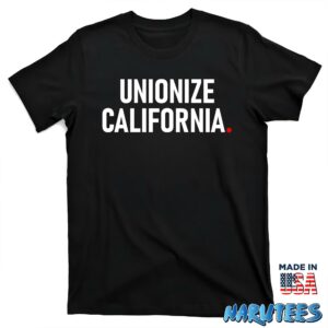 Unionize California shirt T shirt black t shirt new