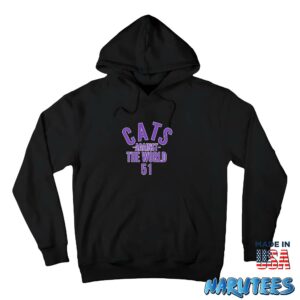 Cats Against The World 51 Shirt Hoodie Z66 black hoodie