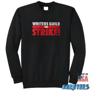 Damien Chazelle Writers Guild On Strike Shirt Sweatshirt Z65 black sweatshirt