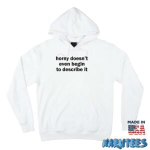 Horny doesnt even begin to describe it shirt Hoodie Z66 white hoodie