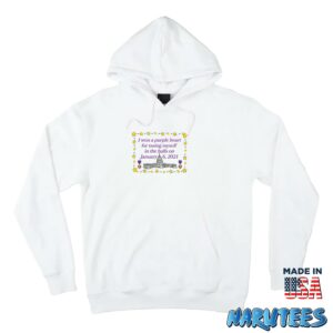 I Won A Purple Heart For Tazing Myself Shirt Hoodie Z66 white hoodie