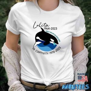 Lolita Finally Free But Was Never Freed shirt Women T Shirt women white t shirt