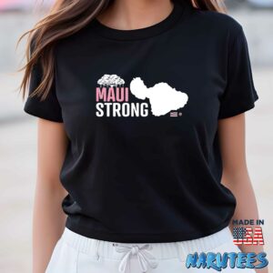 Maui Strong Relief Shirt Women T Shirt women black t shirt