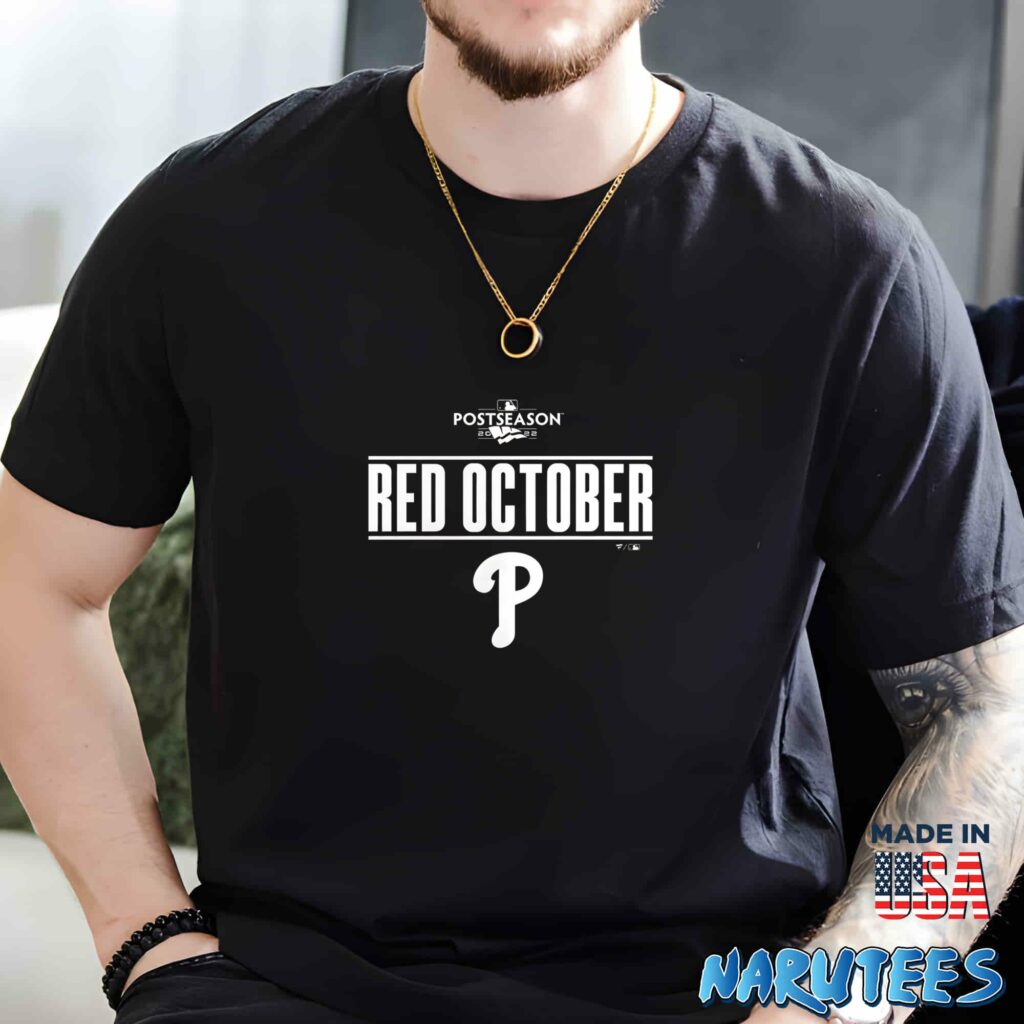 Red Phillies Red October Shirt Men t shirt men black t shirt