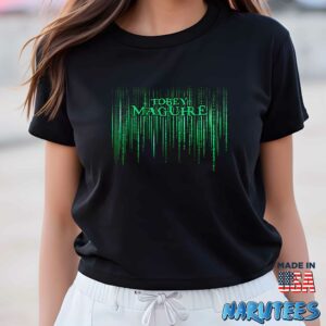 Tobey Maguire Matrix shirt Women T Shirt women black t shirt