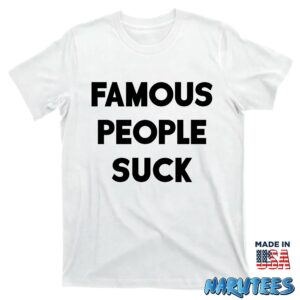 Travis Barker Famous People Suck Shirt T shirt white t shirt new