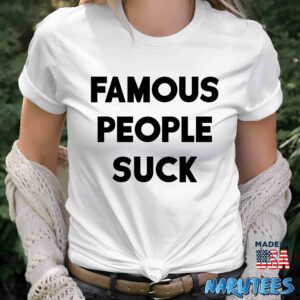 Travis Barker Famous People Suck Shirt Women T Shirt women white t shirt