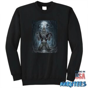 Werewolf tearing shirt Sweatshirt Z65 black sweatshirt