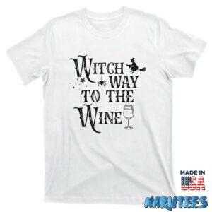 Witch Way To The Wine Shirt T shirt white t shirt new