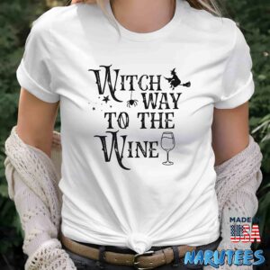 Witch Way To The Wine Shirt Women T Shirt women white t shirt