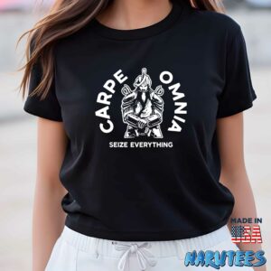 Carpe omnia Seize everything cowboys shirt Women T Shirt women black t shirt