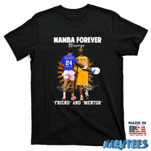 Kobe Bryant Novak Djokovic Mamba Forever Friend And Mentor Blessings Shirt T shirt black t shirt new
