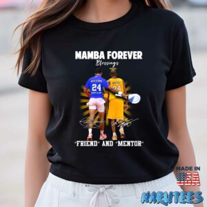 Kobe Bryant Novak Djokovic Mamba Forever Friend And Mentor Blessings Shirt Women T Shirt women black t shirt
